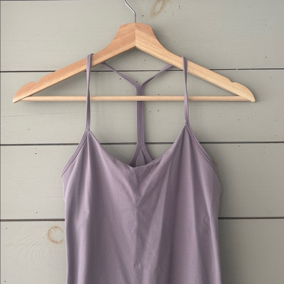 Lululemon Power Pose Tank – Dusty Dawn (Lavender Grey) – Size 4 - Picture 5 of 8